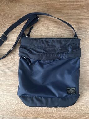 Porter Yoshida Japan Navy Lightweight Crossbody Messenger Bag